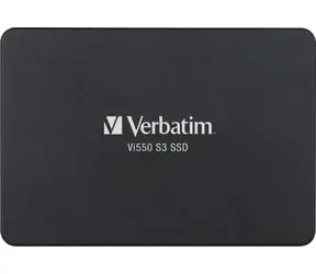 Verbatim Vi550 S3 512 GB / SSD / 2,5" / SATA III / 3D NAND / R: 560 MB / W: 535 MB / IOPS R: 75413 W: 86756 / MTBF 2 mh / 3 lata