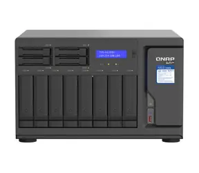 QNAP TVS-h1288X-W1250-16G / 12x HDD / Xeon W-1250 3,3 GHz / 16 GB DDR4 / 2,5 i 3,5" SATA / 4x2,5GLAN / 2x 10GLAN