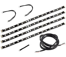 Taśma LED Aqua Computer RGBpx do monitorów / długość 4x32cm / szerokość 10mm / 60x adresy LED / dla D5 NEXT lub Quadro, Octo