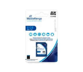 MediaRange SDHC 8 GB / klasa 10 / R: 15 MB / W: 10 MB 
