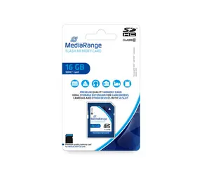 MediaRange SDHC 16 GB / Klasa 10 / R: 45 MBs / W: 15 MBs 