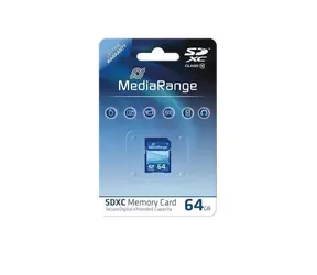 MediaRange SDXC 64 GB / klasa 10 / R: 60 MB / W: 15 MB 