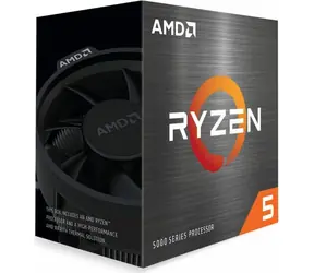 AMD RYZEN 5 5500 @ 3,6 GHz / Turbo 4,2 GHz / 6C12T / L2 3MB L3 16MB / AM4 / Brak VGA / 65W