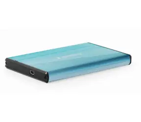 Gembird EE2-U3S-3-B niebieski / pudełko zewnętrzne / 2.5" / aluminium / USB 3.0