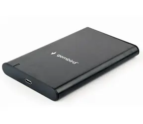 Gembird EE2-U3S-6 czarny / obudowa zewnętrzna / 2.5" / aluminium / USB 3.0