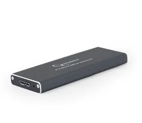 Gembird EE2280-U3C-01 czarny / pudełko zewnętrzne / 22mm / aluminium / USB 3.0