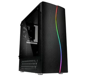 Kolink Inspire K5 ARGB czarny / ATX / 1xUSB 3.0 + 1xUSB 2.0 / 1x120 mm / bez zasilacza / strona przezroczysta