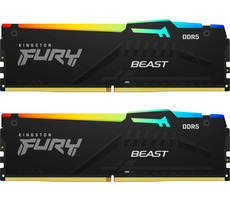 Kingston Fury Beast czarna RGB 64 GB (2x32 GB) DDR5 5600 MHz / CL40 / DIMM / ECC / XMP