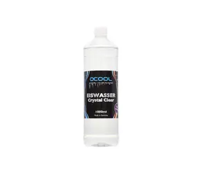Alphacool Eiswasser Crystal Clear, wstępnie zmieszany płyn chłodzący z aktywnym UV 1000ml / płyn chłodzący / aktywny UV