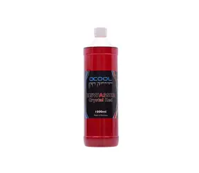 Alphacool Eiswasser Crystal Red wstępnie zmieszany płyn chłodzący 1000ml / płyn chłodzący
