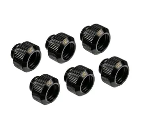 Alphacool Eiszapfen 13mm złączka zaciskowa HardTube G1/4" sześciopak czarny / 6 szt