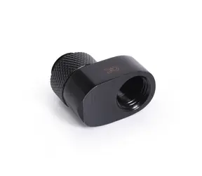Alphacool Eiszapfen z przesunięciem 16 mm, złącze obrotowe G1/4 OT do G1/4 IT, czarne 