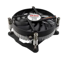 Akasa AK-CC6308EP01 / niskoprofilowe chłodzenie procesora / dla Intel / dla Mini-ITX i HTPC / dla 115X/1200