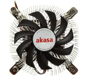 Akasa AK-CC7129BP01 / niskoprofilowa chłodnica do procesora / do Intel / do Mini-ITX / do 775/115x/1200