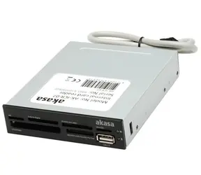 Wewnętrzny czytnik kart Akasa AK-ICR-07 / 3,5" / USB 2.0 