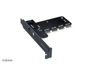 Akasa AK-RLD-02 Kontroler Vegas RGB czarny / kontroler RGB