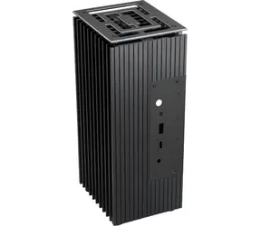 Akasa Turing FX Fabless UCFF Czarny / UCFF 4"*4" / Aluminium / OEM / Bez wentylatora