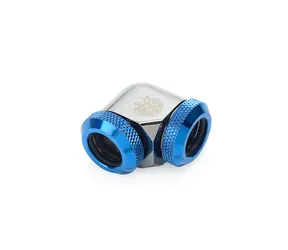 Adapter kątowy BitsPower 90° do rur 12mm czarno-niebieski
