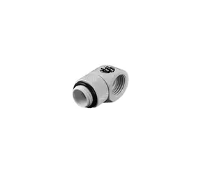 BitsPower adapter kątowy obrotowy 90° G1/4" (M) > G1/4" (F) biały
