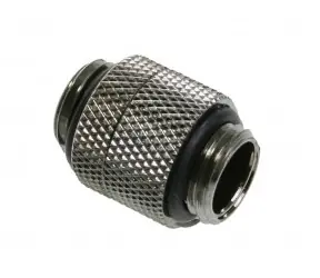 BitsPower Obrotowy adapter bezpośredni G1/4 (F) > G1/4 (F) błyszczący czarny