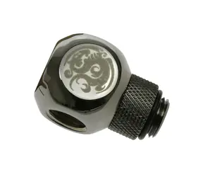 BitsPower Rotary Q-splitter 1x G1/4 (M) > 3x G1/4 (F) czarny błyszczący