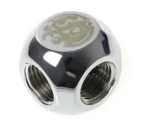 Rozdzielacz T BitsPower 3x G1/4" (F) srebrny
