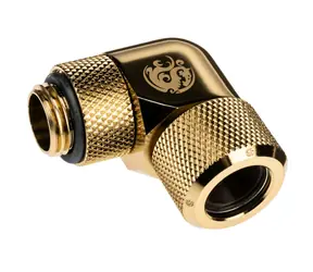 Adapter kątowy BitsPower Advanced Multi-Link 90° G1/4 > 12 mm Hardtube Gold