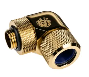 Adapter kątowy BitsPower Advanced Multi-Link 90° G1/4 > 14 mm Hardtube Gold