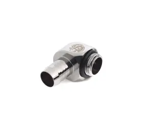 BitsPower zasilania 90° G1/4" (M) > rurka 10 mm, błyszcząca czarna