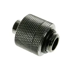 Bezpośrednie połączenie BitsPower G1/4" (M) > Rurka 16/10 mm, błyszcząca czarna