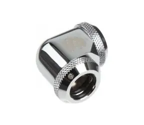 Adapter kątowy BitsPower Multi-Link 90° 12 mm HardTube > 12 mm HardTube srebrny