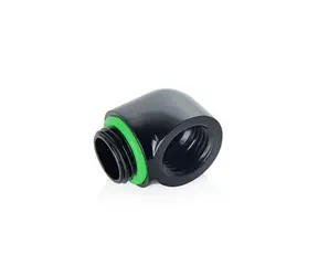 Zestaw BitsPower TouchAqua 2x adapter kątowy 90° G1/4" (M) > G1/4" (F) czarny