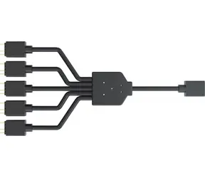 Cooler Master ARGB 5-kierunkowy rozdzielacz, czarny