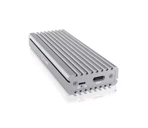 Icy Box IB-1817Ma-C31 srebrny / Zewnętrzne pudełko na M.2 PCIe NVMe SSD / M.2 2230 i 2242 i 2260 i 2280 / USB-C