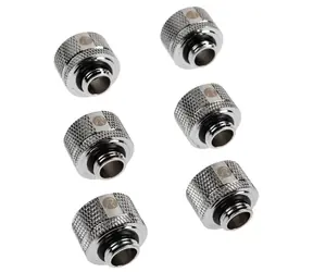 RAIJINTEK Pelias srebrny - D141806 6 szt. srebrny / 14 mm OD > 10 mm ID HardTube / G1/4" 