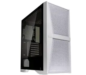 RAIJINTEK Silenos MS biały / ATX / 2x USB 3.0 + 1x USB-C / bez zasilacza / strona przezroczysta 