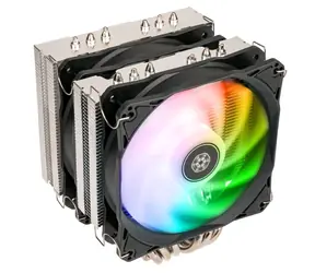 Silverstone Hydrogon D120-ARGB-V2 / 2x 120mm / 30,5 dB przy 1850 obr./min / Intel i AMD
