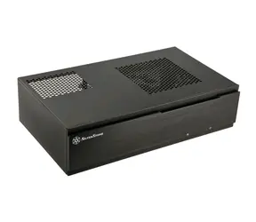 Silverstone ML06B Milo czarny / Mini-ITX / 2x USB 3.0 / bez źródła zasilania