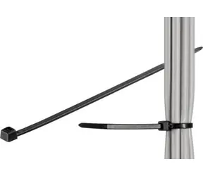 Opaski zaciskowe MicroConnect 280 x 4,8 mm czarne / 100 szt.