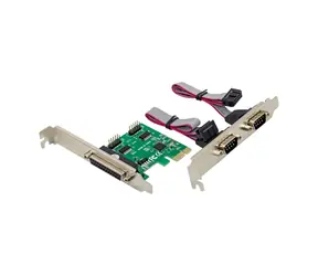 Karta rozszerzeń MicroConnect PCIe 1x DB25 równoległa i 2x DB9 szeregowa