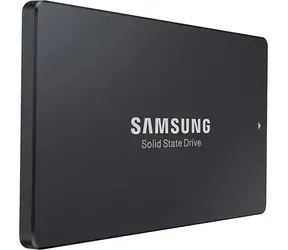 Samsung PM897 960 GB / 2,5" / SATA III / TLC / RW: 550 i 470 MB/s / IOPS: 97 tys./32 tys. / DWPD 1,3 / 5 lat