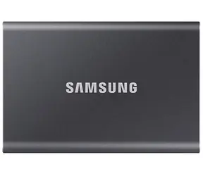 Samsung T7 2 TB czarny / Zewnętrzny dysk SSD / 2,5" / R: 1050 MB i W: 1000 MB / USB-C 