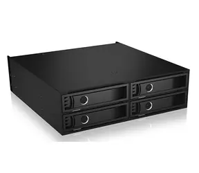 Icy Box IB-2242U2K czarny / Płyta montażowa na 4X 2.5" HDD/SSD / U.2 SFF-8639 / Hot-Swap