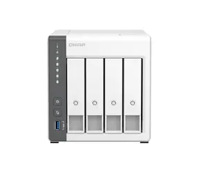 QNAP TS-433-4G / 4rdzeniowy ARM 2,0 GHz / 4 GB RAM / 4X SATA / 1x GbE / 1x 2,5GbE / 2x USB 2.0 / 1x USB 3.2