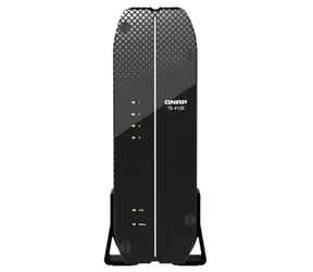 QNAP TS-410E-8G / 4 rdzenie 2,6 GHz / 8 GB RAM / 4X 2,5" SATA / 2x 2,5 GbE / 4X USB 3.2 / 1x 4K HDMI / bez wentylatorów