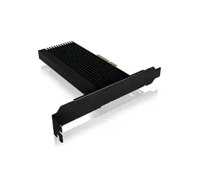 Icy Box IB-PCI208-HS Czarny / Dodatkowa karta PCIe 4.0 x4 / M.2 PCIe NVMe