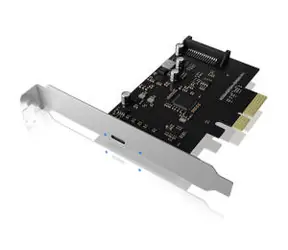 Icy Box IB-PCI1901-C32 czarno-srebrny / dodatkowa karta PCIe x4 / USB-C 