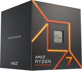 AMD RYZEN 7 7700 @ 3,8 GHz / Turbo 5,3 GHz / 8C16T / L2 8MB L3 32MB / AM5 / Zen 4 / 65W