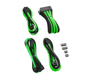 Zestaw przedłużający CableMod PRO ModMesh czarno-zielony