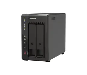 QNAP TS-253E-8G / Celeron J6412 2,6 GHz / 8 GB RAM / 2x 2,5" lub 3,5" SATA III / 4X USB / 2x 10GLAN